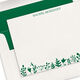 Floral Garden Flat Note Cards - Letterpress Image 1 of 3